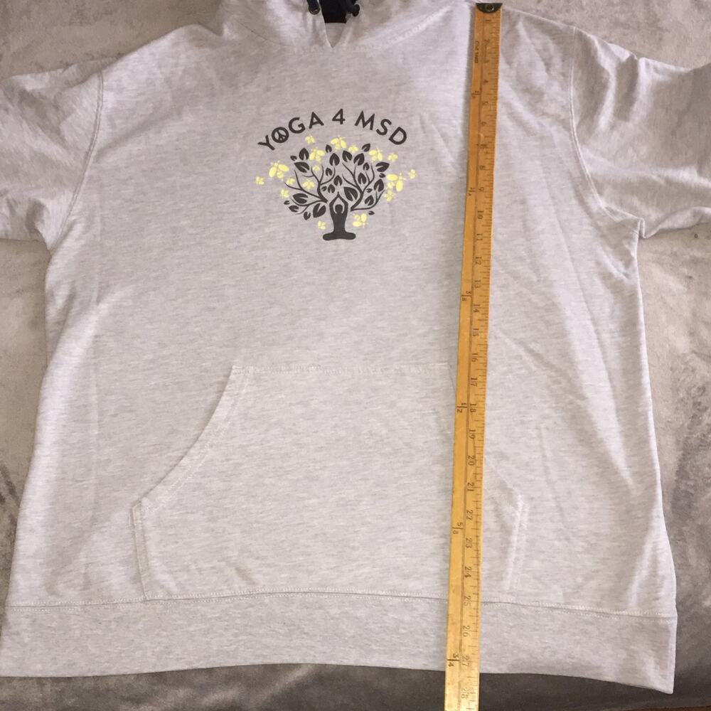 Yoga 4 MSD Strong Pullover  Gray Hoodie XL - Picture 9 of 10
